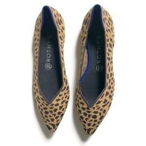 Rothy’s Leopard Pointy Flats
